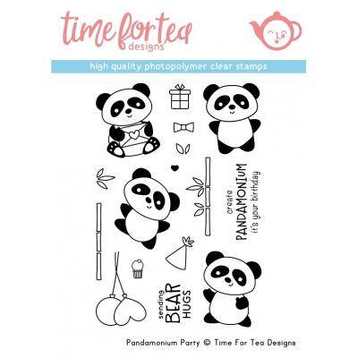 Time For Tea Clear Stamps - Pandamonium Party